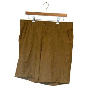 Swisstech Brownish Gold Shorts Men's Size 36 Flat Front Golf 36x10 Summer Beach